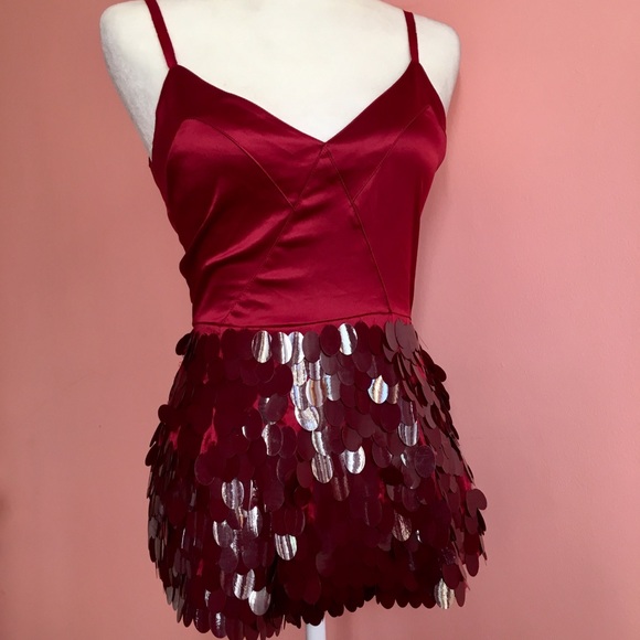 ASOS Pants - Glamorous Sequin Playsuit